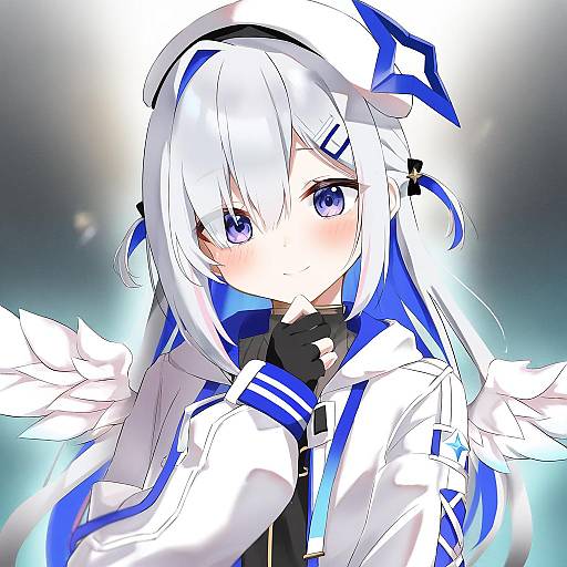 Illustration of Amane kanata (work), hololive in the style of Toshizou (0714)