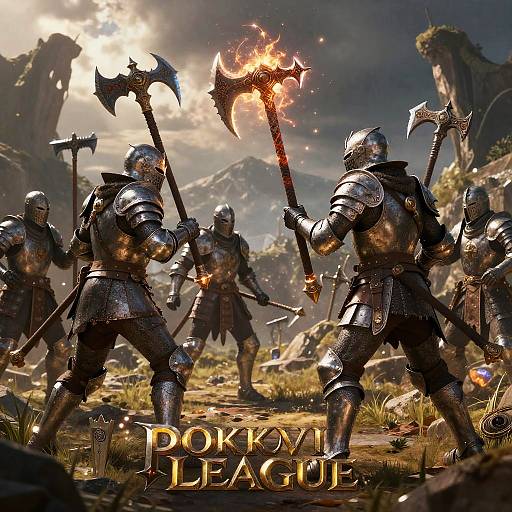 Epic Fantasy Pickaxe League Battle