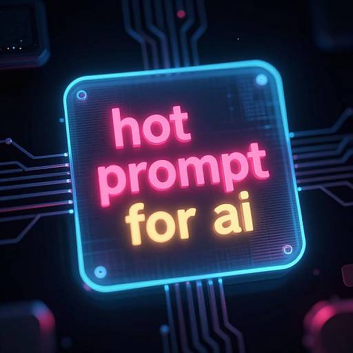 Glowing AI Hologram Highlight