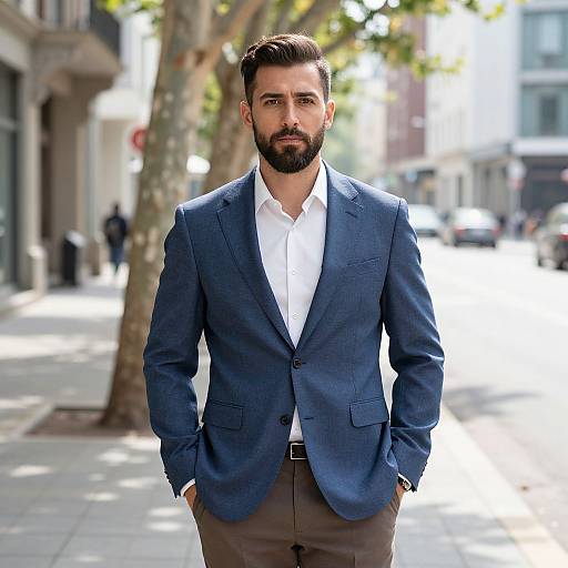 Confident Man in Urban Elegance