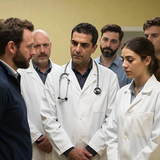 Medical Team Discussion in Clinic