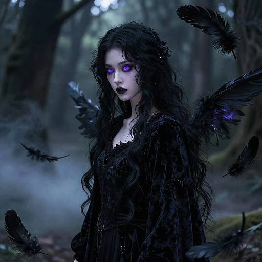 Gothic Fantasy Mystic Portrait