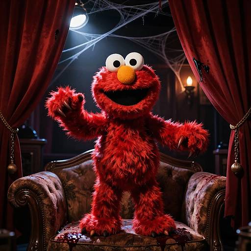 Killer Elmo Horror Puppet Show