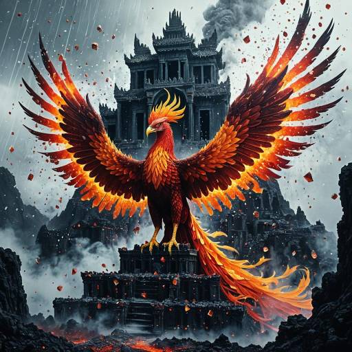 Fiery Phoenix Emperor at Volcanic Palace
