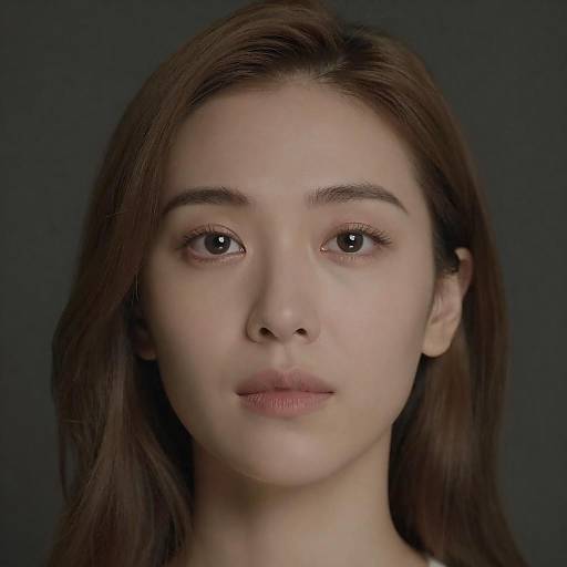 Calm Portrait of a Woman in Focus