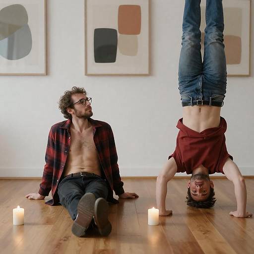 Dynamic Duo in an Artistic Space