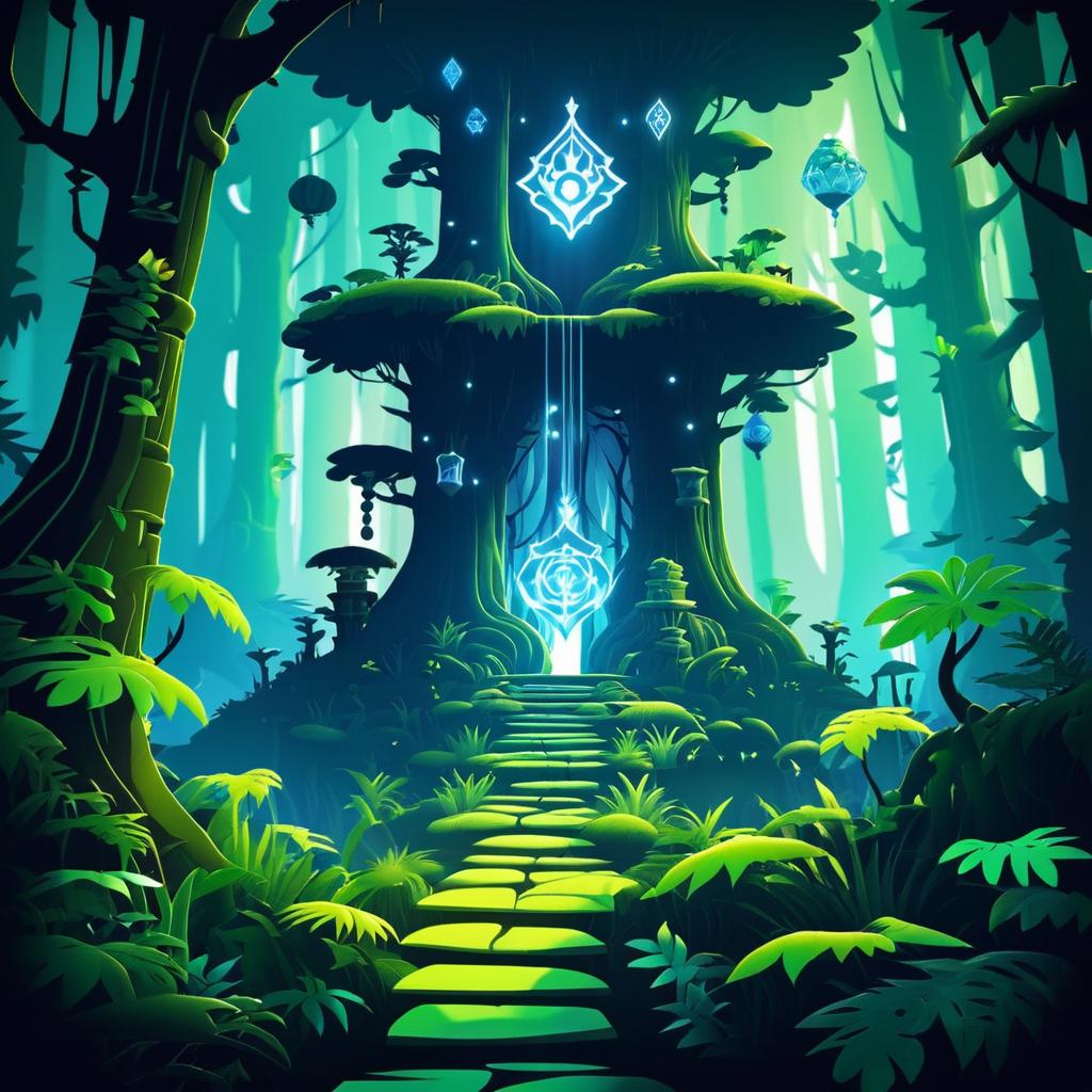 Promotional Poster for Lost Forest Game