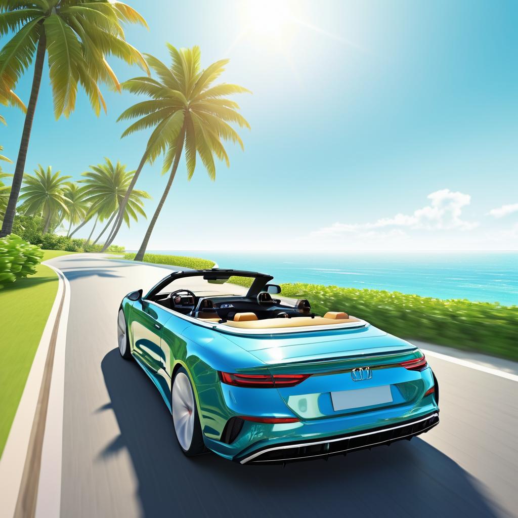 Leisurely Drive Along Coastal Paradise