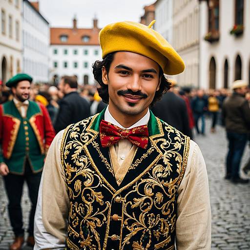 Young Man in Renaissance Festival Costume