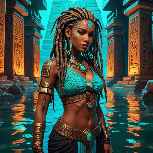 Hyper-Detailed Cybernetic Nomad Portrait