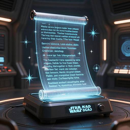Star Wars Holographic Message Generator