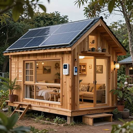 Cozy Eco-Friendly Tiny House Visualization