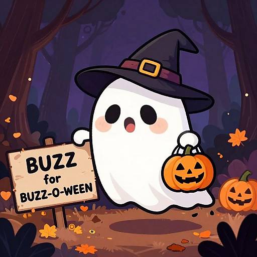 Chibi Ghost Halloween Adventure