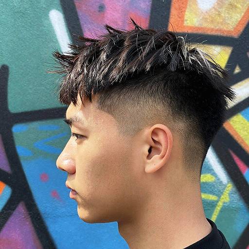 Shaved Mullet Undercut Street Style