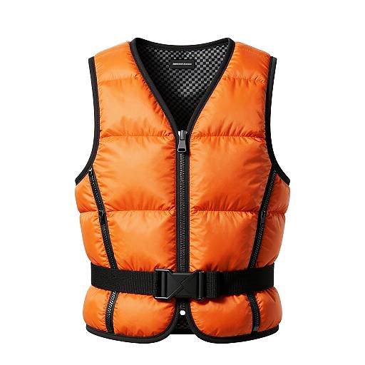 DC Comics-Style Orange Kiteboarding Vest