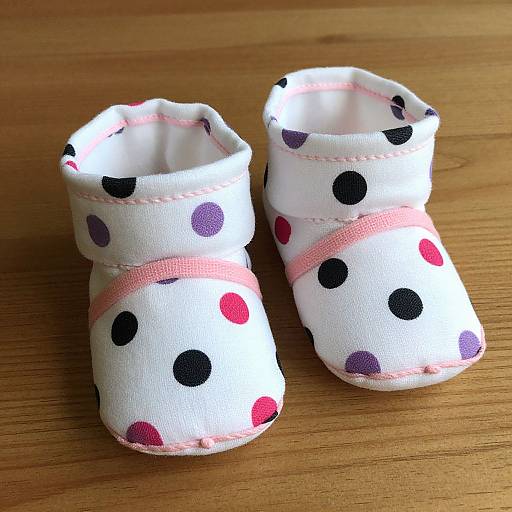 Handmade Cloth Baby Booties