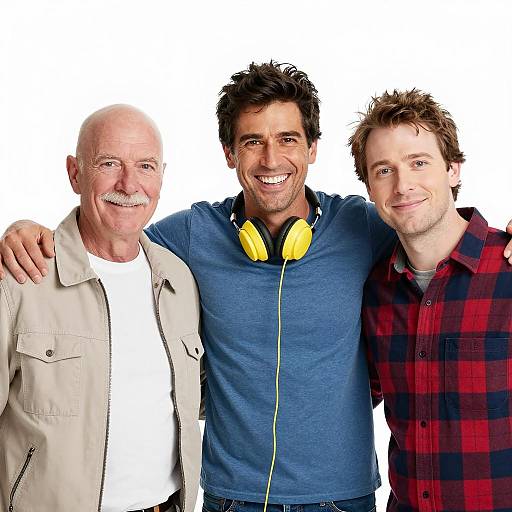 Three Friends Posing Together in Style