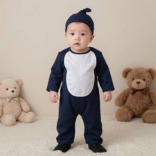 Child in Newborn Myers Costume