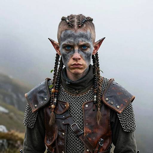 Steely Mountain Scout in Misty Alps