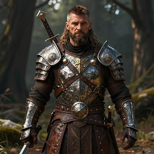 Detailed Ranger Armor on Rugged Warrior