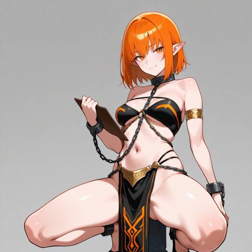 Courageous Cowgirl with Citrus Hair Courageous Cowgirl with Citrus Hair