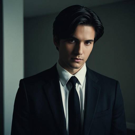 Sharp Dressed Man in Dark Blazer