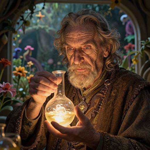 Portrait of a Wise Alchemist