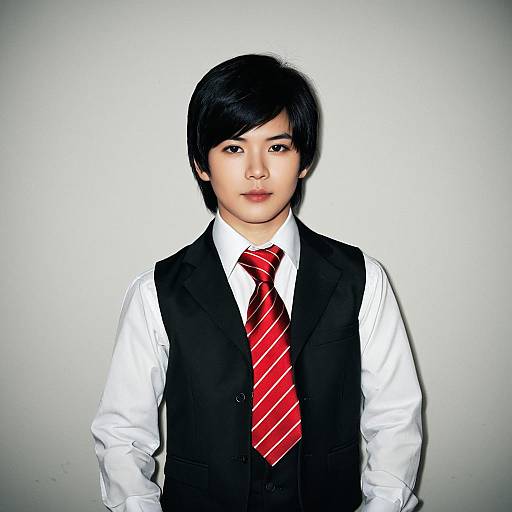 Elegant Solo Male in Formal Attire