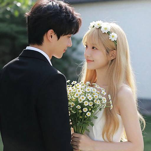 Romantic Embrace in Nature's Embrace