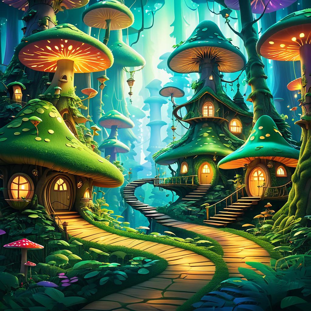 Magical Forest with Enchanting Detail