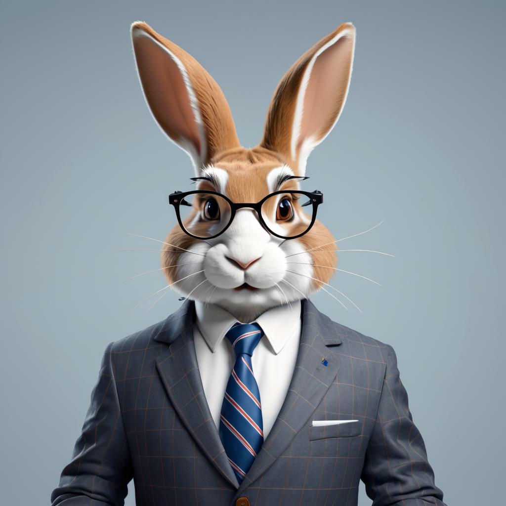 Politician Rabbit: Smart and Thoughtful