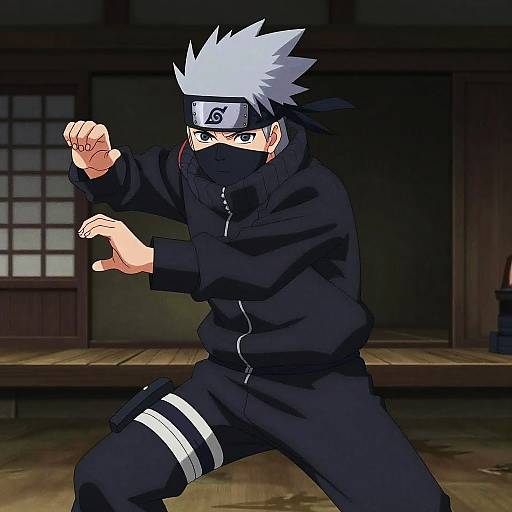 Kakashi Ninja in Moody Scene