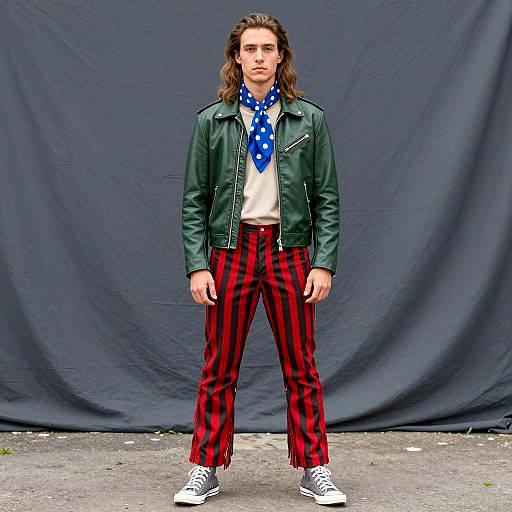 Stylish Band Costume Portrait in Daylight