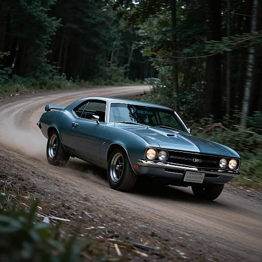 Macro Muscle Car Night Turn