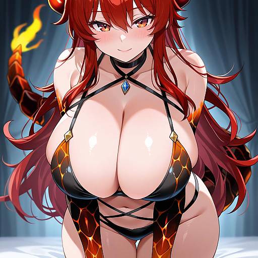 Illustration of Dola (nijisanji), nijisanji in the style of Tem10