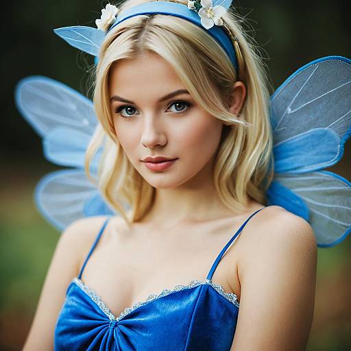 Realistic Blue Fairy Pinocchio Costume