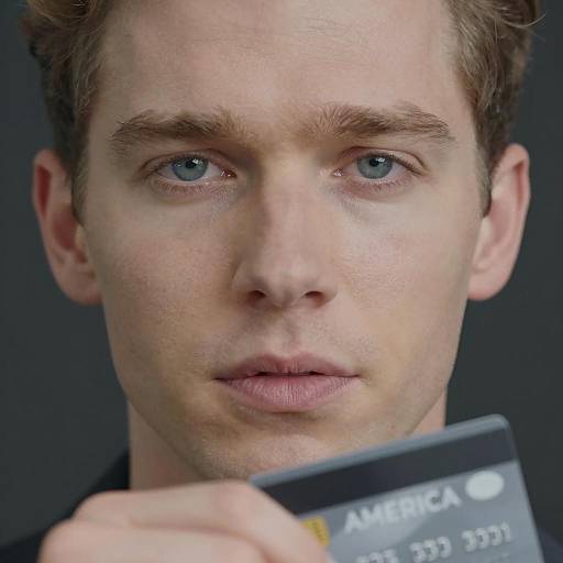 Close-Up Portrait of a Cardholder