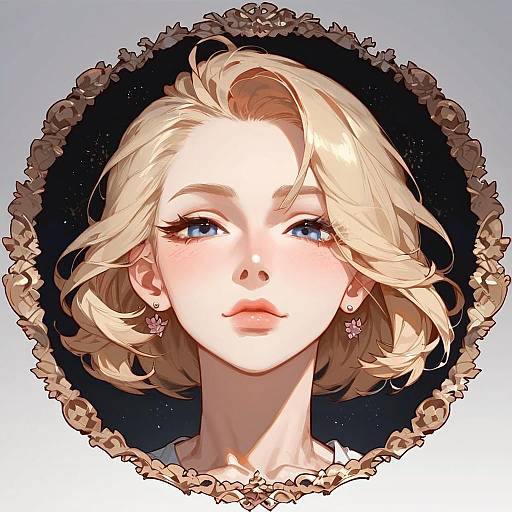 Stunning Portrait of a Girl with Long Hair