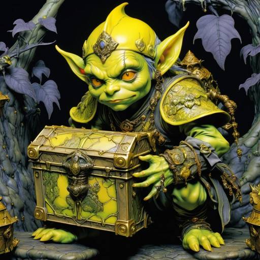 Enchanting Goblin in Dark Fantasy Realm