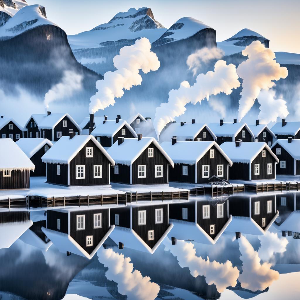 Scandinavian Winter Landscape Photography