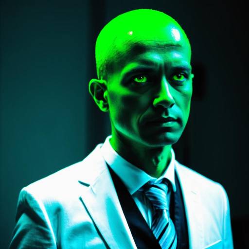 Formal Wojak Under Harsh Lighting