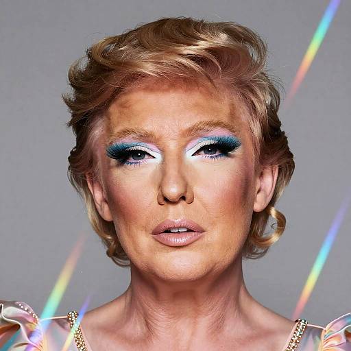 Yassified Trump with Pastel Glam