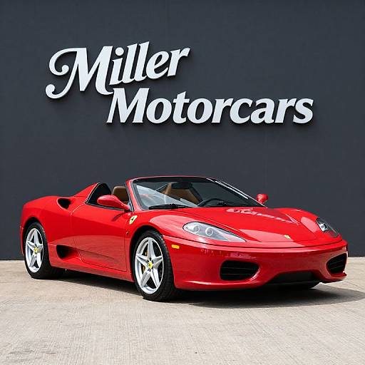 Red 2003 Ferrari 360 Spider Showcase