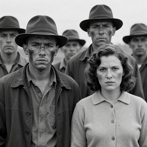 Mid-20th Century Group Portrait