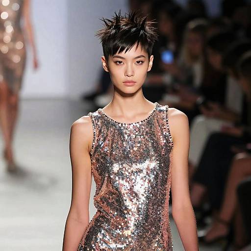 Faux Hawk Fade on Fashion Runway