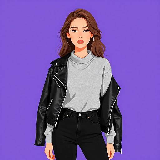 Casual Urban Woman with Stylish Look