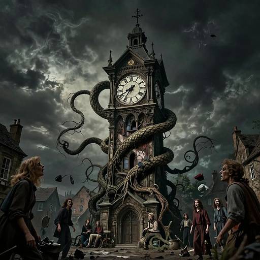 Serpentine Time Unraveling Reality