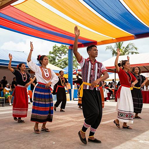 Multicultural Dance Festival Under Canopy