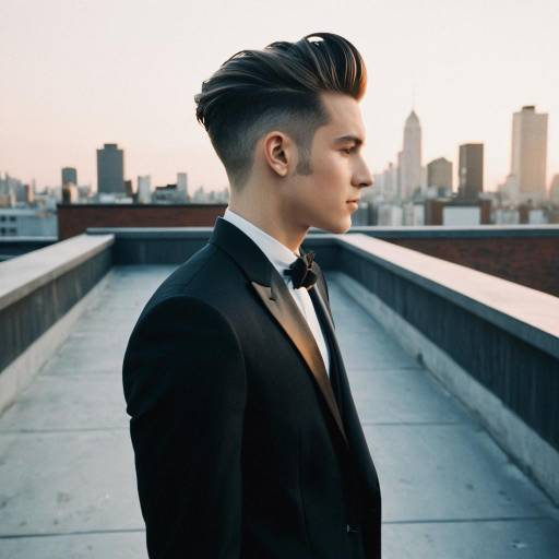 Urban Fashion Shoot: Pompadour Fade Style
