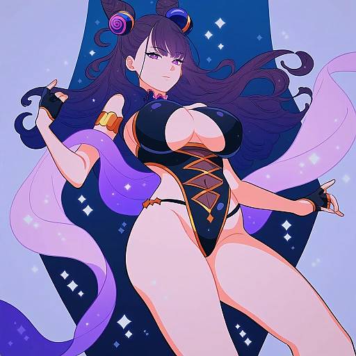 Illustration of Murasaki shikibu (swimsuit rider) (first ascension) (fate), fate/grand order in the style of Meyoco